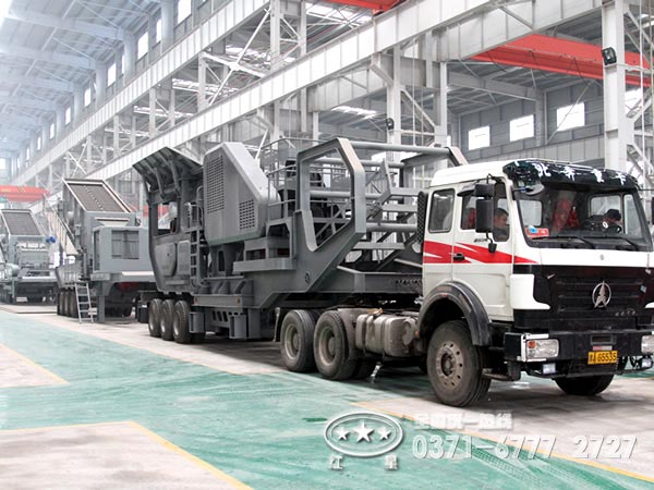 移動式河卵石制沙機 移動式河卵石制沙機