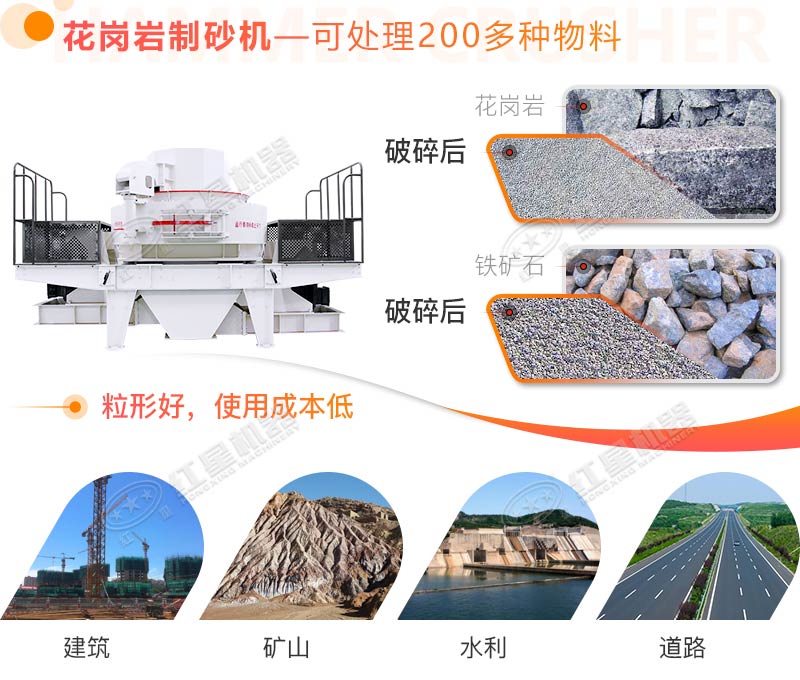 花崗巖制砂機處理效果 花崗巖制砂機處理效果