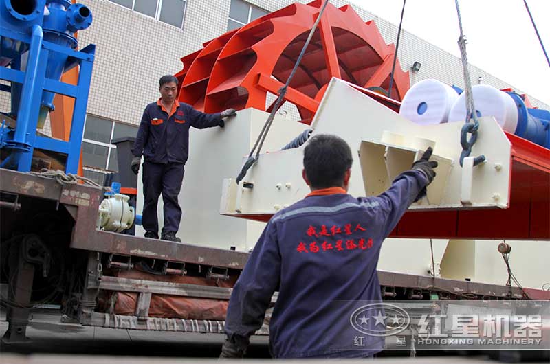 洗砂機(jī)發(fā)貨現(xiàn)場 洗砂機(jī)發(fā)貨現(xiàn)場