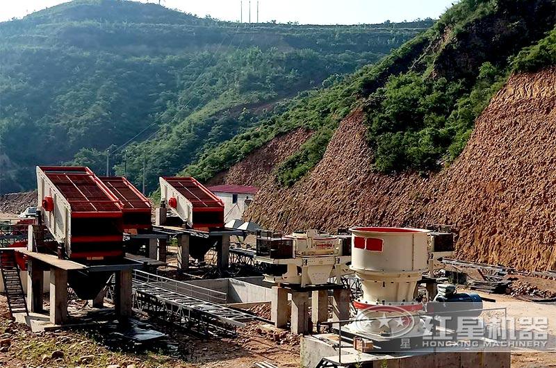 單缸圓錐粉碎機+沖擊式粉碎機現場 單缸圓錐粉碎機+沖擊式粉碎機現場