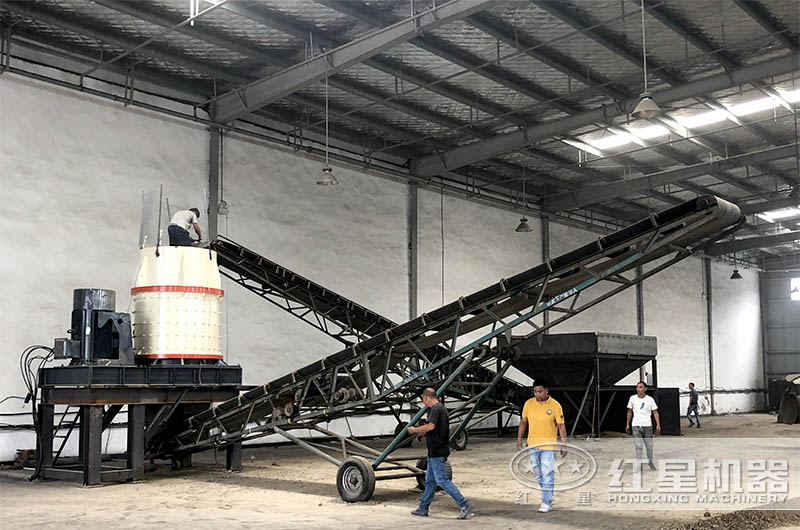復合式制砂機作業現場 復合式制砂機作業現場